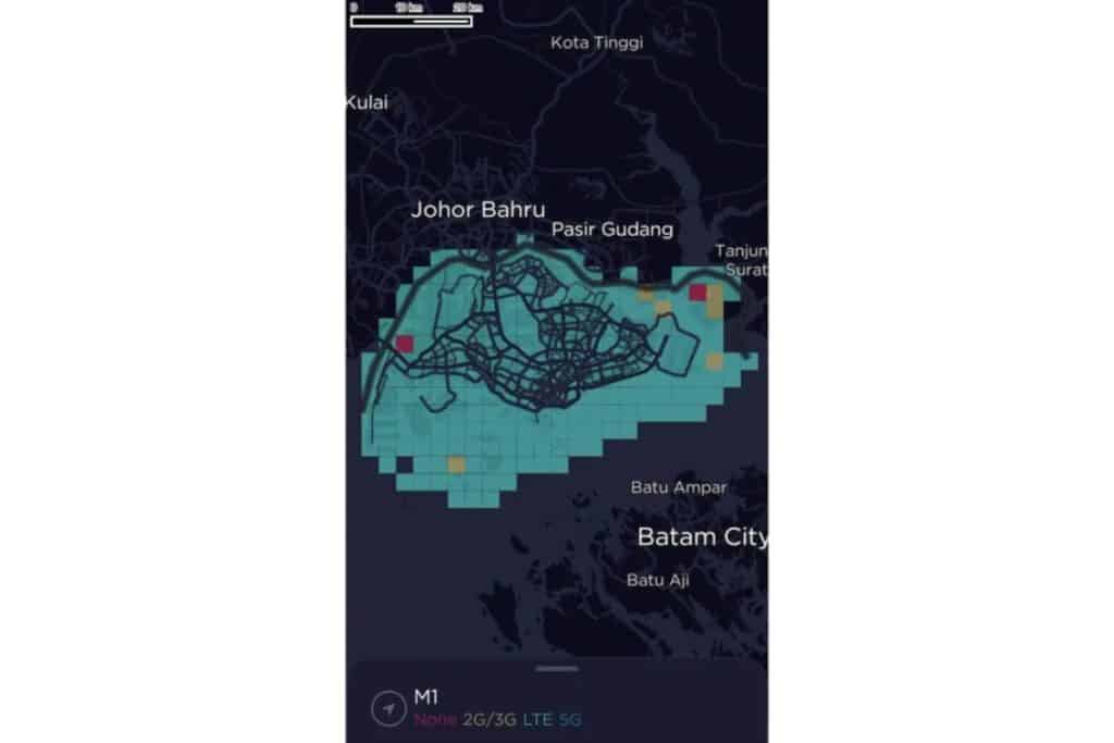 M1 network coverage map