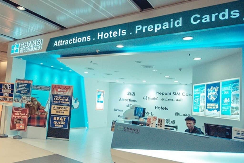 You can buy Singapore SIM cards at Changi Airport